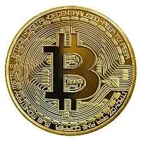 A conceptual image showing a Bitcoin symbol emerging from a field of server racks, representing the digital mining process